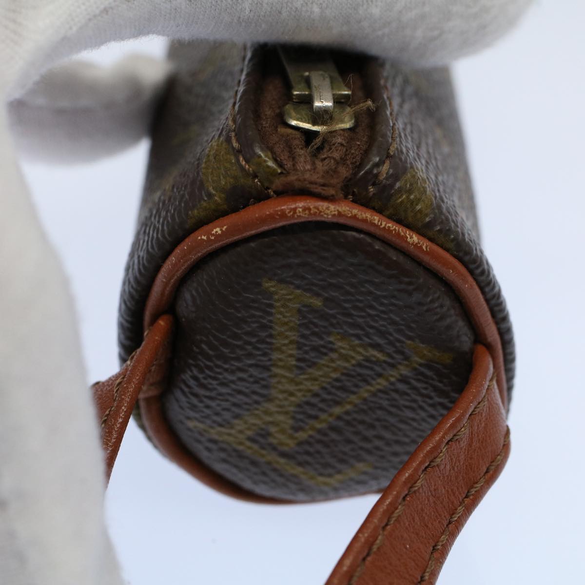 LOUIS VUITTON Monogram Etui 3 Ball de Golf Pouch M58249 LV ar10440