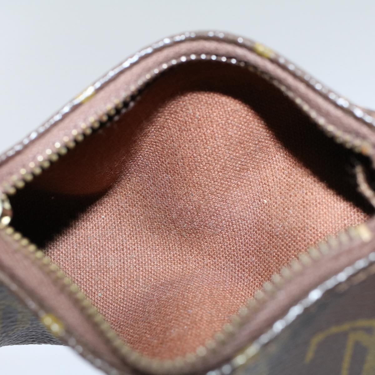 LOUIS VUITTON Monogram Etui 3 Ball de Golf Pouch M58249 LV ar10440