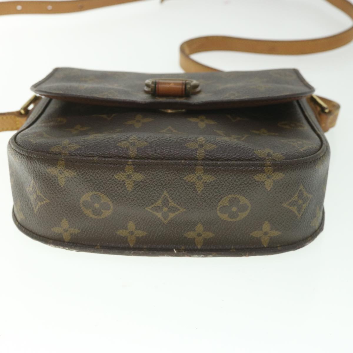LOUIS VUITTON Monogram Saint Cloud MM Shoulder Bag M51243 LV ar10461