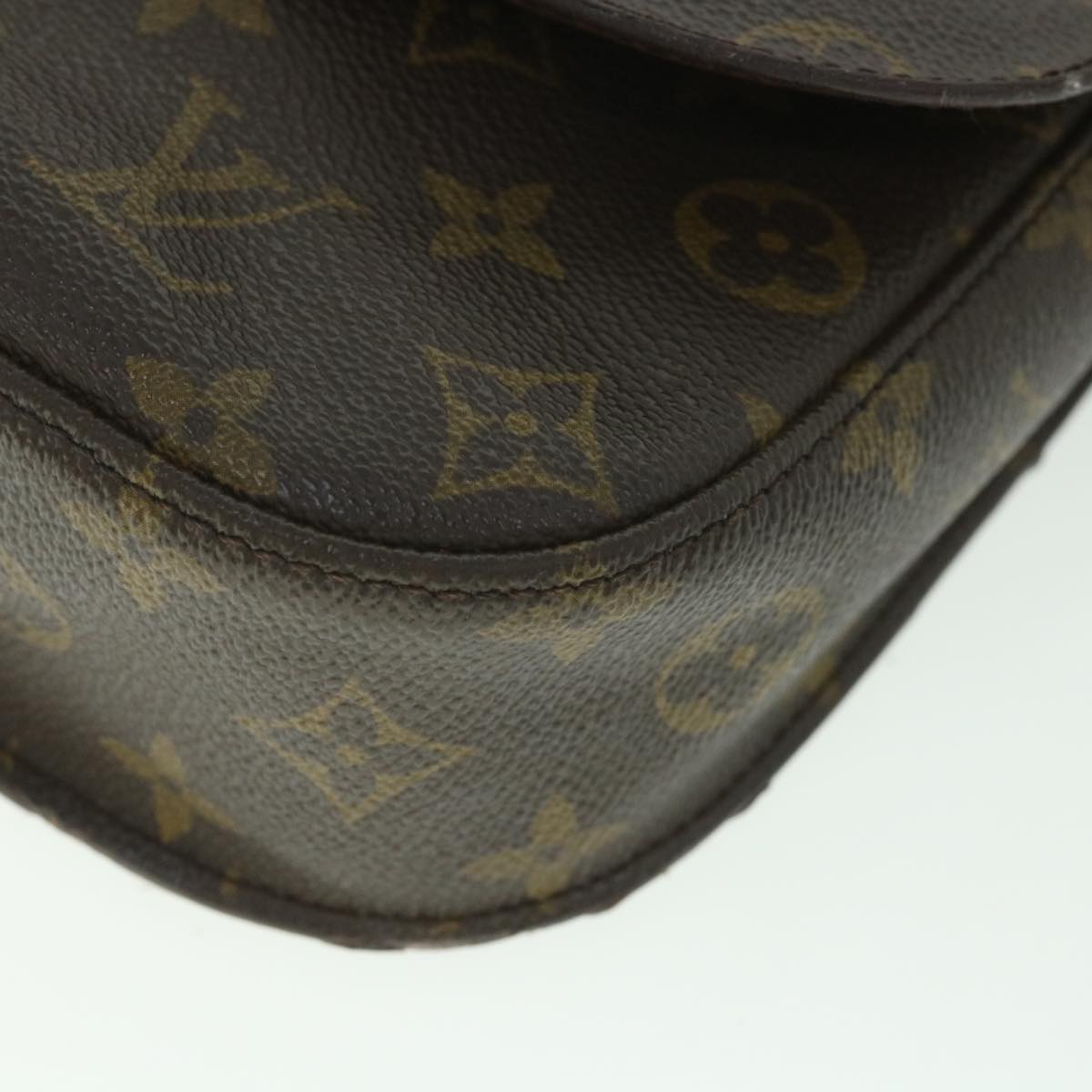 LOUIS VUITTON Monogram Saint Cloud MM Shoulder Bag M51243 LV ar10461