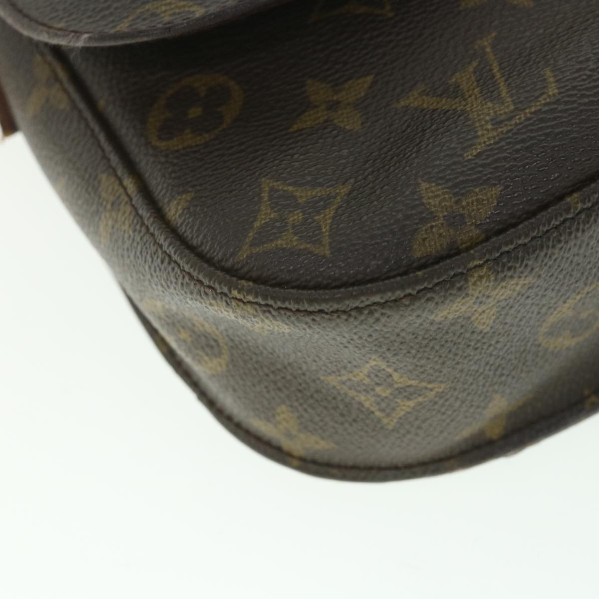 LOUIS VUITTON Monogram Saint Cloud MM Shoulder Bag M51243 LV ar10461