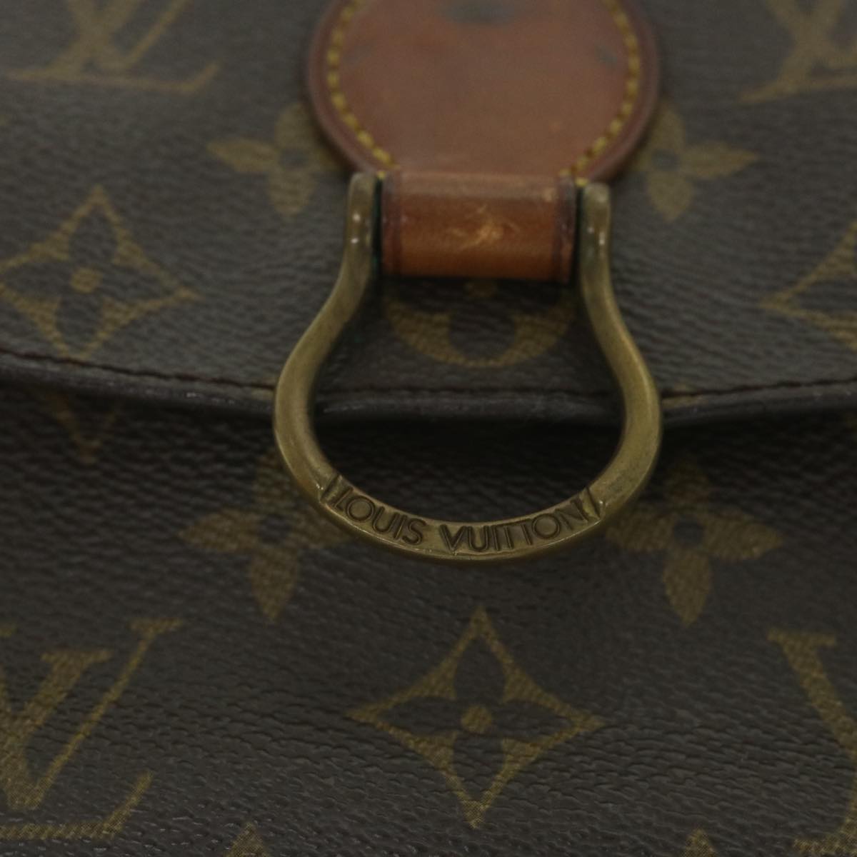 LOUIS VUITTON Monogram Saint Cloud MM Shoulder Bag M51243 LV ar10461