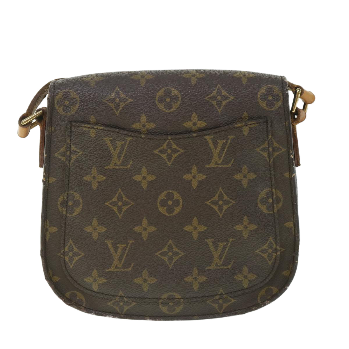 LOUIS VUITTON Monogram Saint Cloud MM Shoulder Bag M51243 LV ar10461