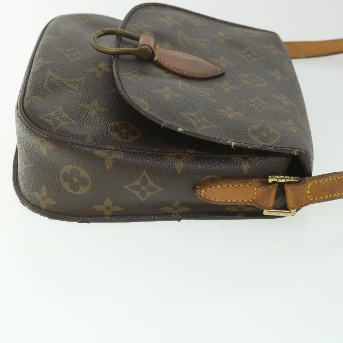 LOUIS VUITTON Monogram Saint Cloud MM Shoulder Bag M51243 LV ar10461