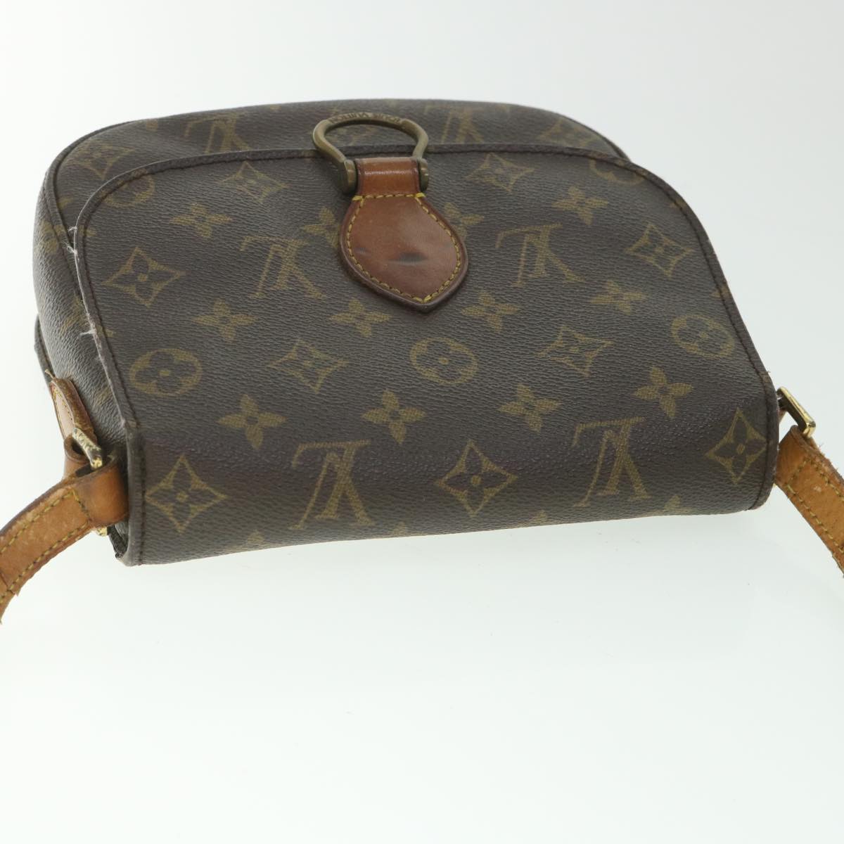 LOUIS VUITTON Monogram Saint Cloud MM Shoulder Bag M51243 LV ar10461