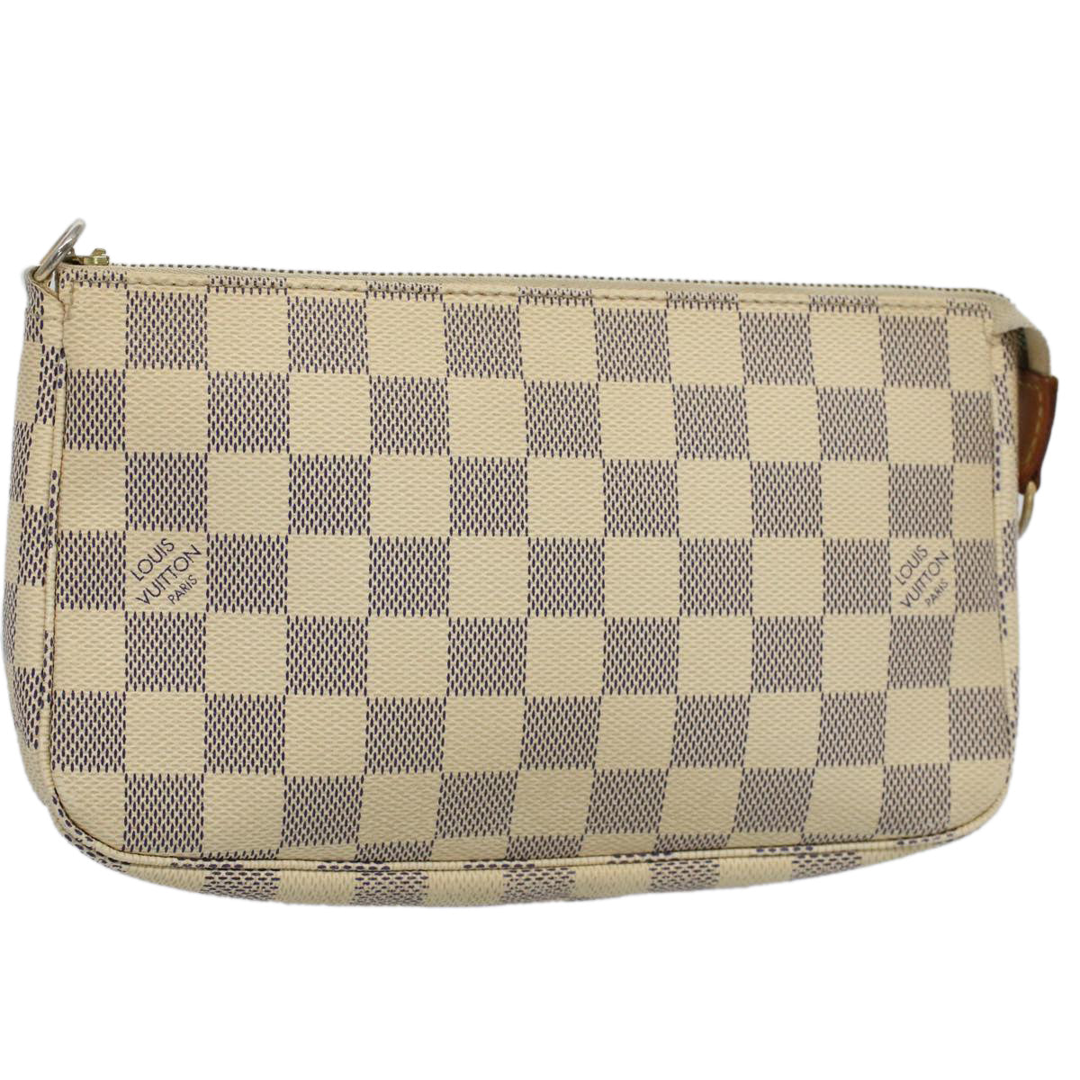 LOUIS VUITTON Damier Azur Pochette Accessoires Pouch N51986 LV ar10464