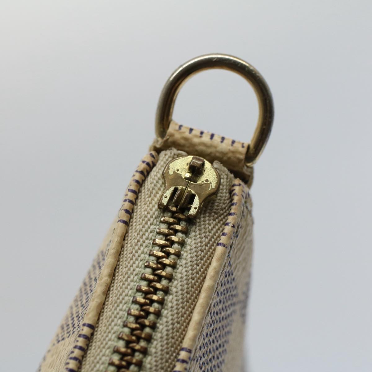 LOUIS VUITTON Damier Azur Pochette Accessoires Pouch N51986 LV ar10464