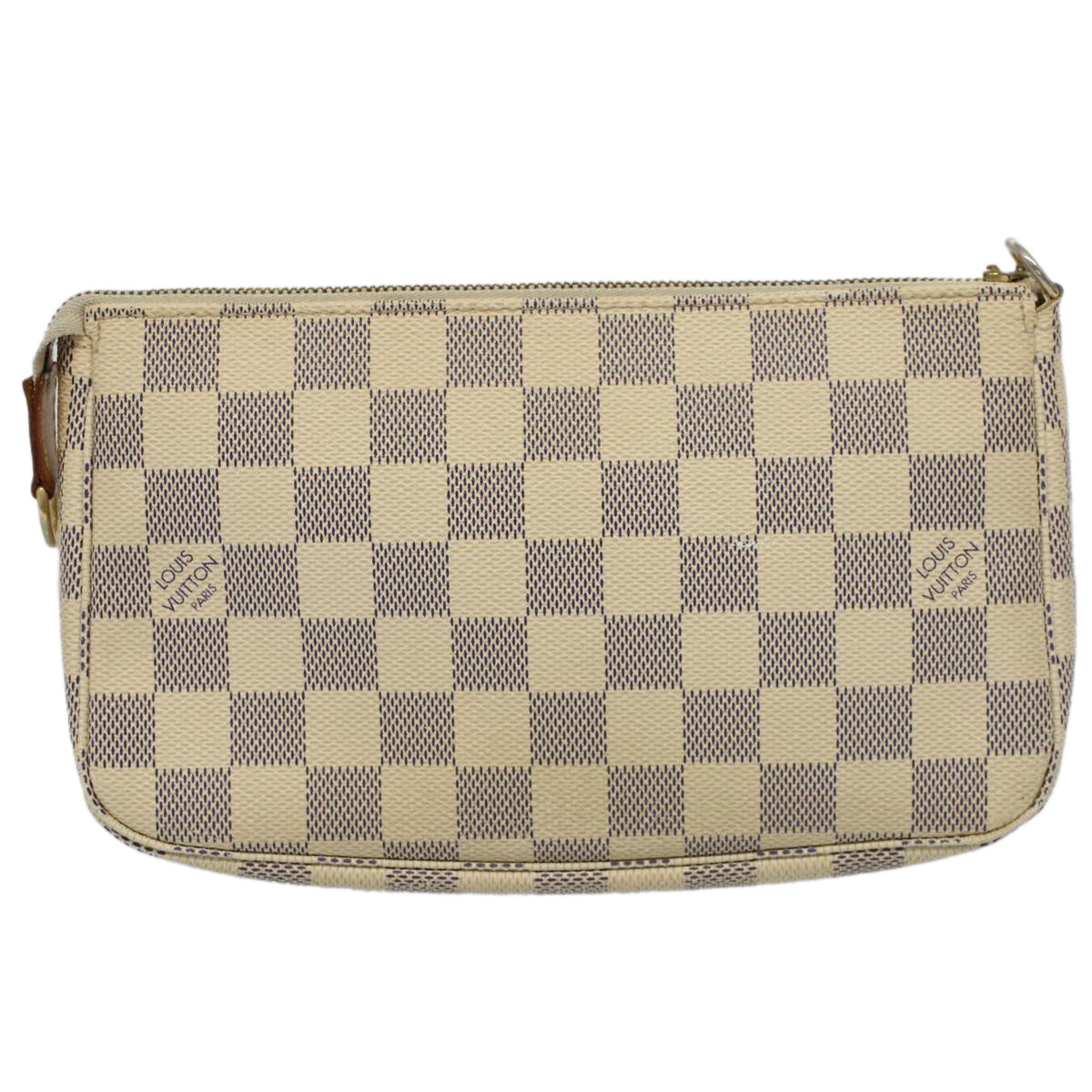 LOUIS VUITTON Damier Azur Pochette Accessoires Pouch N51986 LV ar10464
