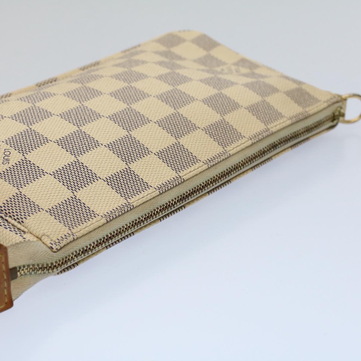 LOUIS VUITTON Damier Azur Pochette Accessoires Pouch N51986 LV ar10464