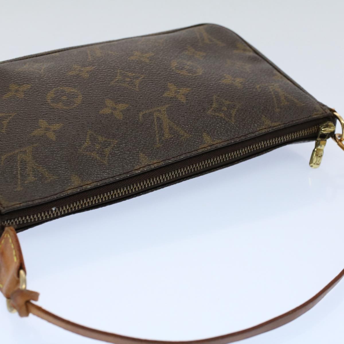LOUIS VUITTON Monogram Pochette Accessoires Pouch M51980 LV ar10466