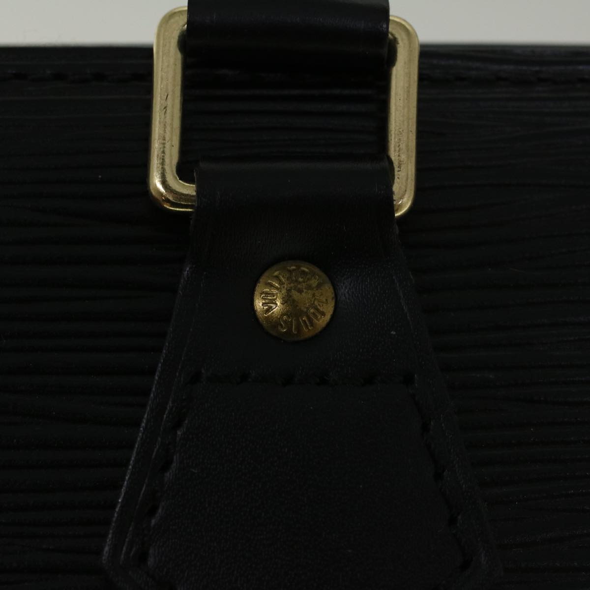 LOUIS VUITTON Epi Sac Triangle Hand Bag Black Noir M52092 LV ar10525B