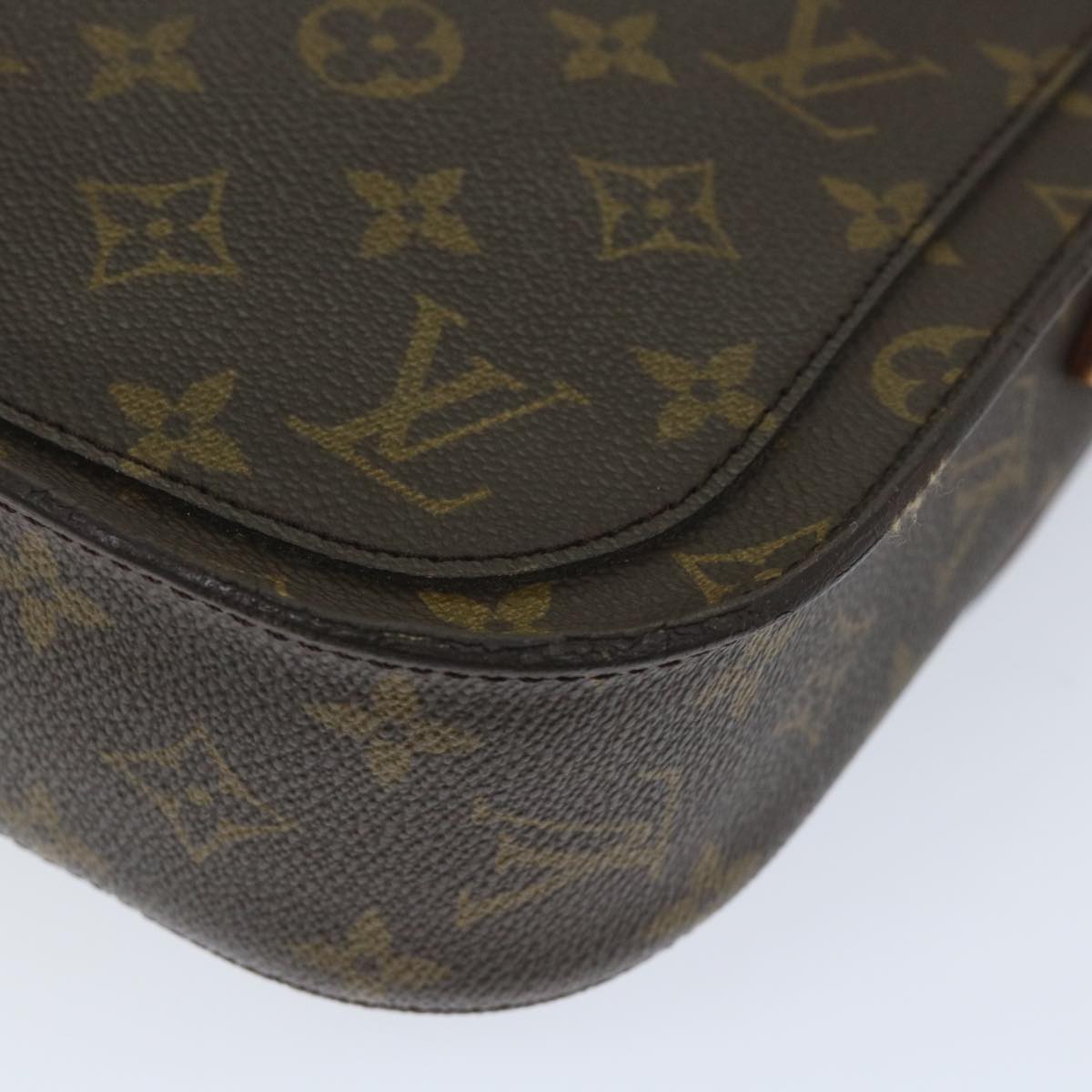 LOUIS VUITTON Monogram Saint Cloud GM Shoulder Bag M51242 LV ar10530B