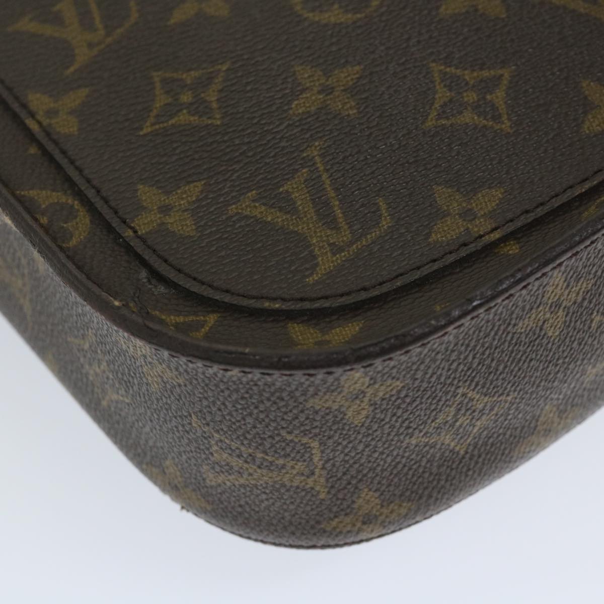 LOUIS VUITTON Monogram Saint Cloud GM Shoulder Bag M51242 LV ar10530B