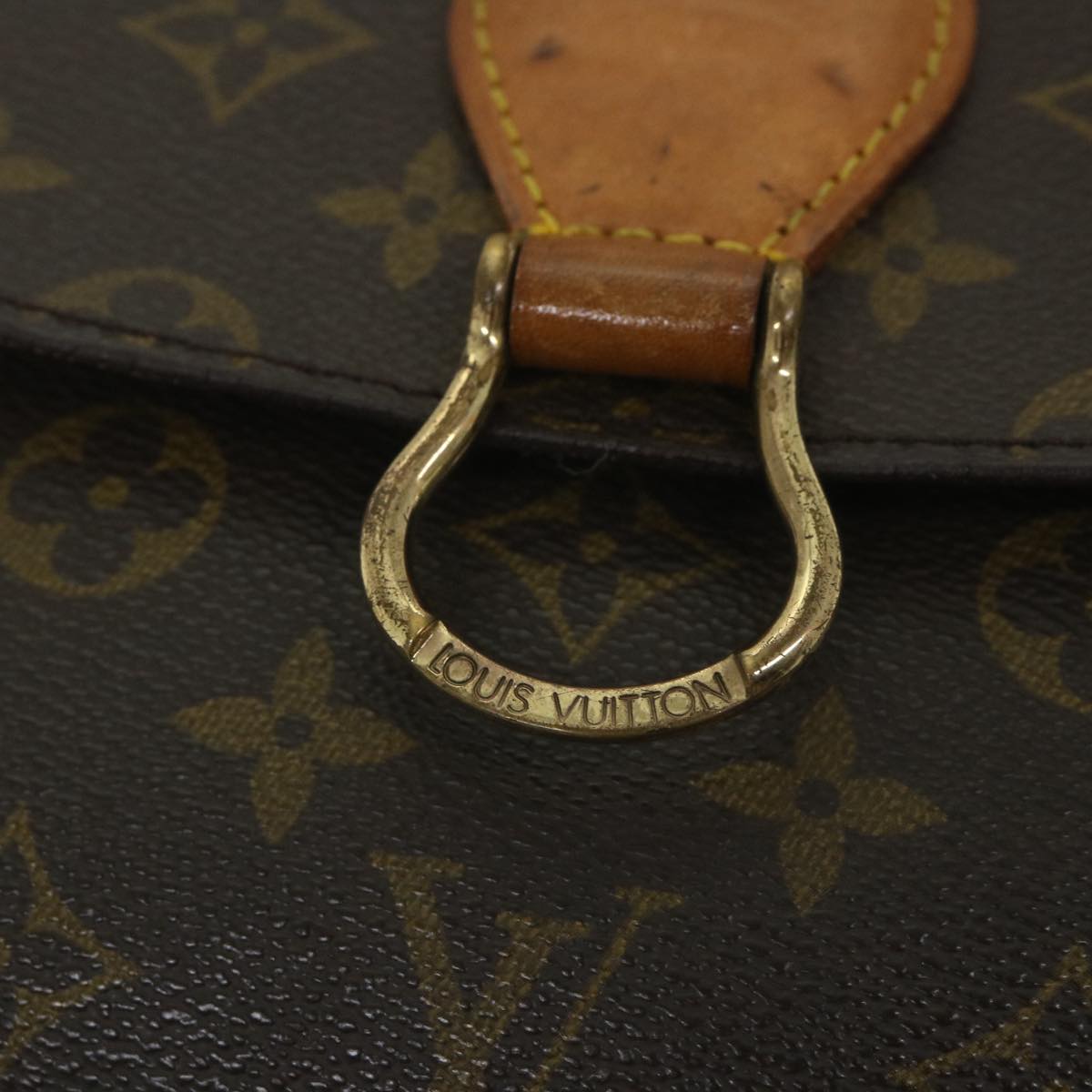 LOUIS VUITTON Monogram Saint Cloud GM Shoulder Bag M51242 LV ar10530B