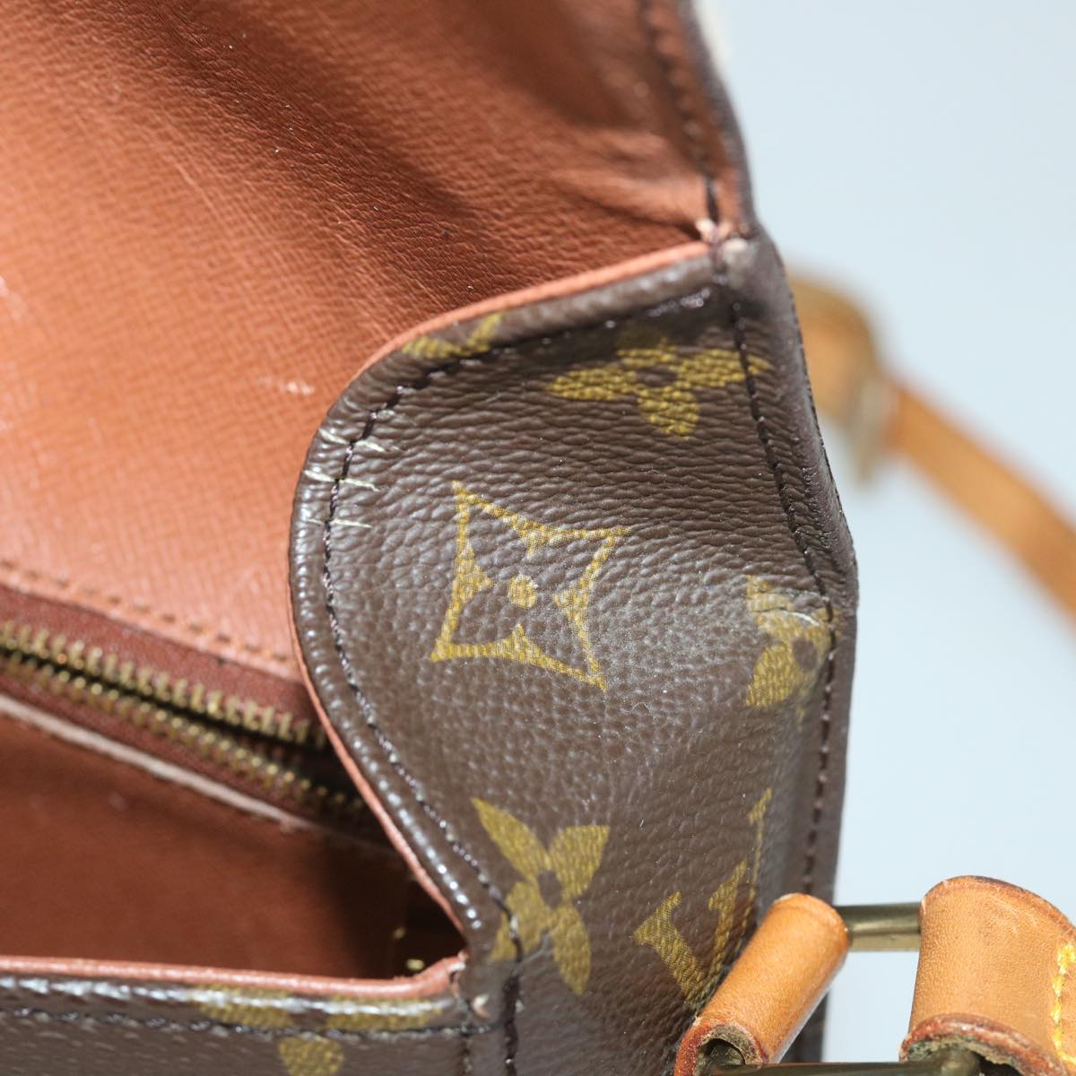 LOUIS VUITTON Monogram Saint Cloud GM Shoulder Bag M51242 LV ar10530B