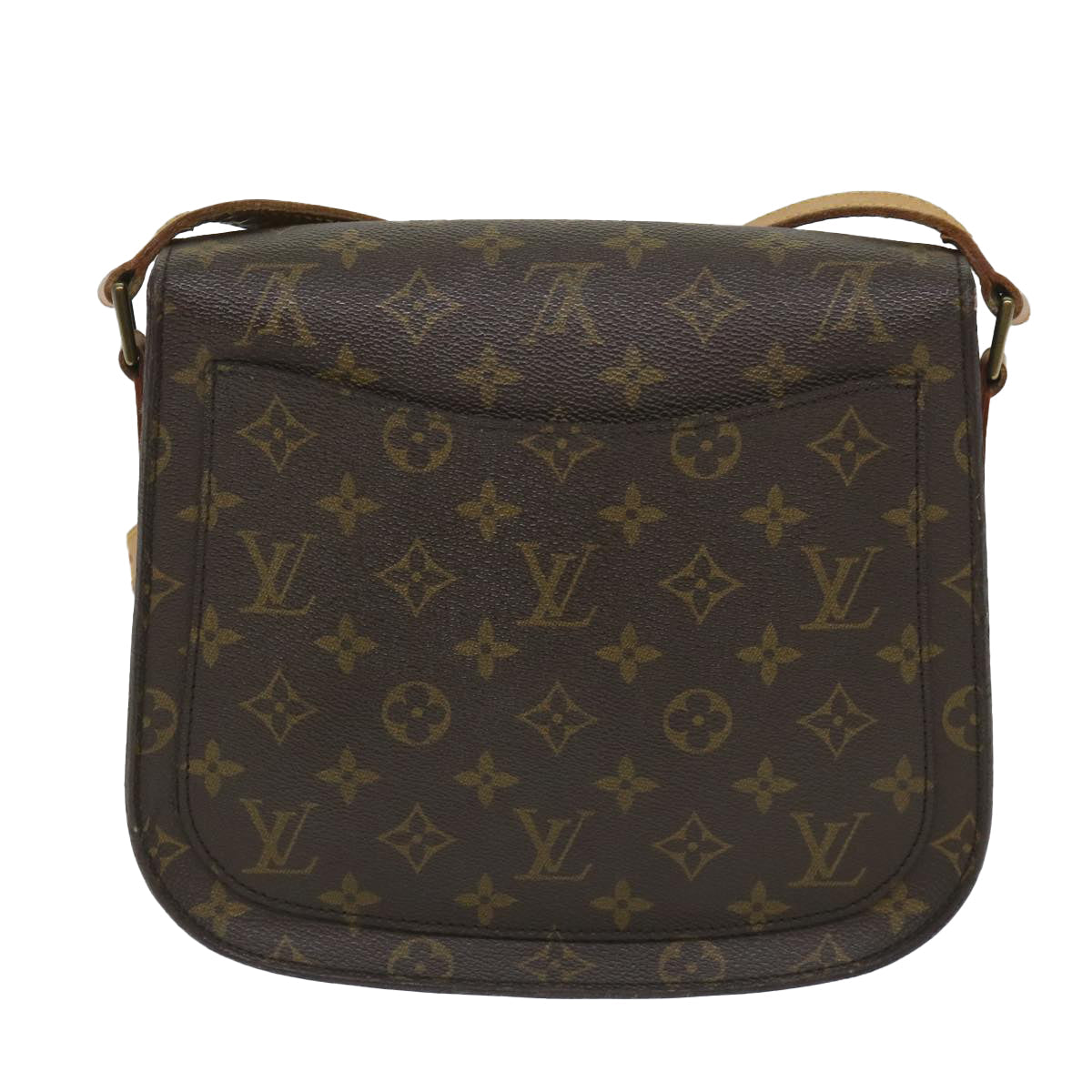 LOUIS VUITTON Monogram Saint Cloud GM Shoulder Bag M51242 LV ar10530B