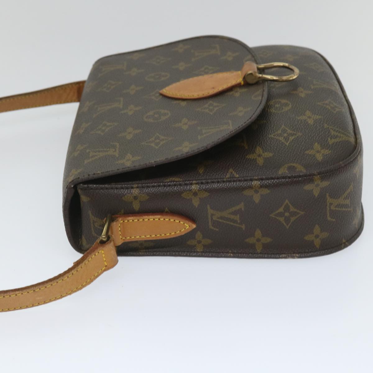 LOUIS VUITTON Monogram Saint Cloud GM Shoulder Bag M51242 LV ar10530B