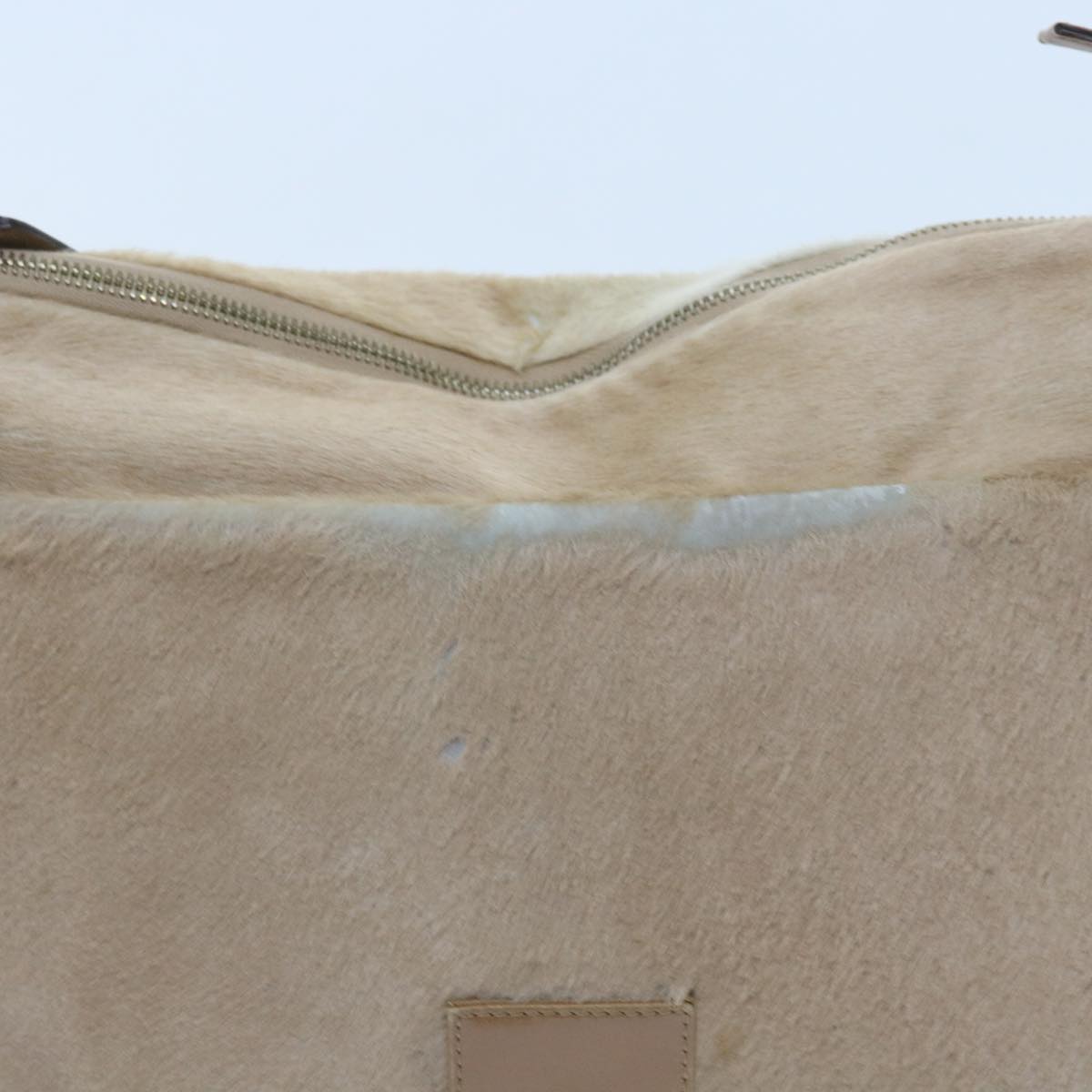 Luxury FendiMamma Baguette Shoulder Bag Harako leather Beigear10608B