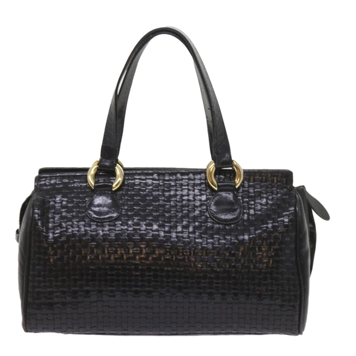 Luxury FendiHand Bag Leather Blackar10655