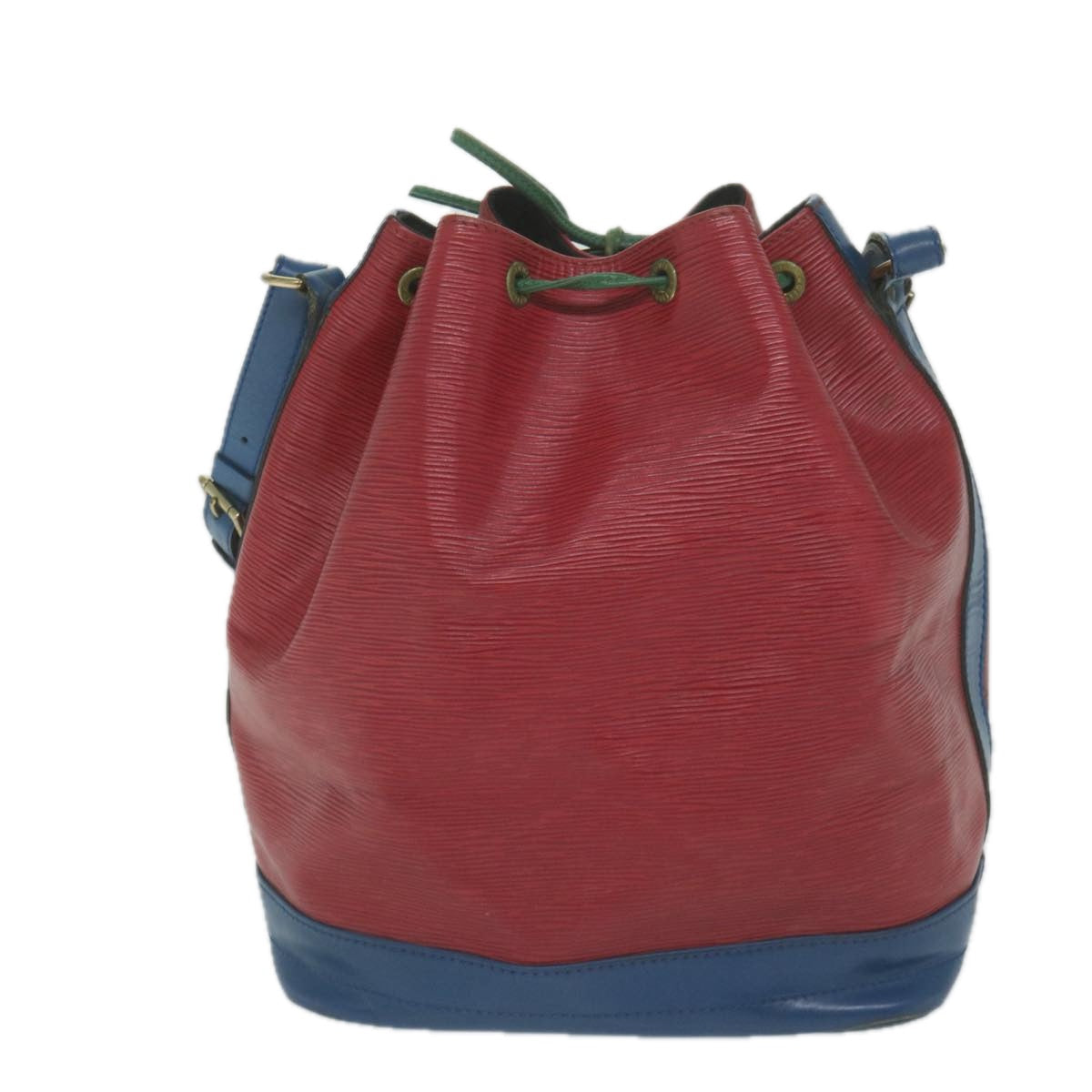 LOUIS VUITTON Epi Trico color Noe Bag Red Blue Green M44084 LV ar10970B