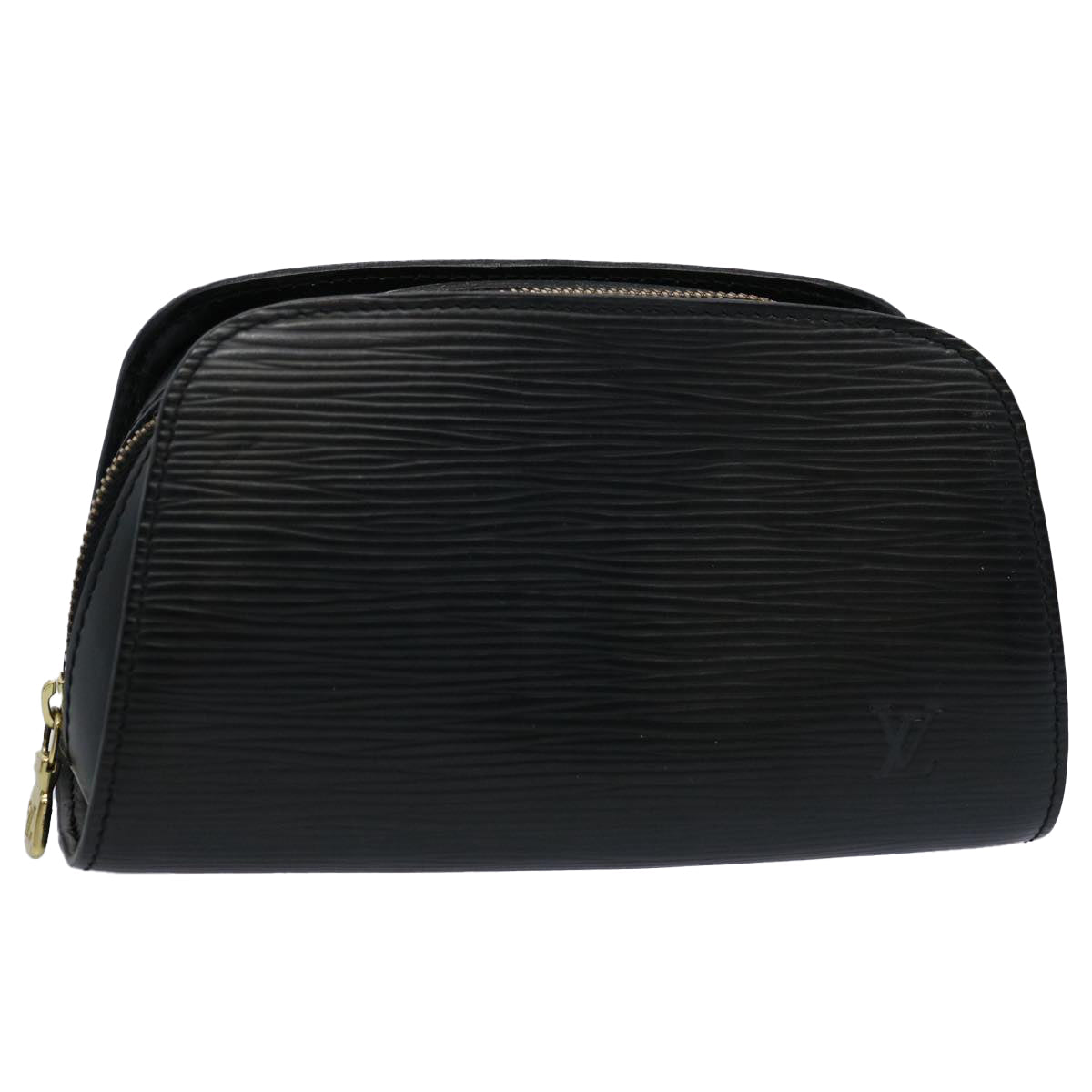 LOUIS VUITTON Epi Dauphine PM Pouch Black M48442 LV ar10973B