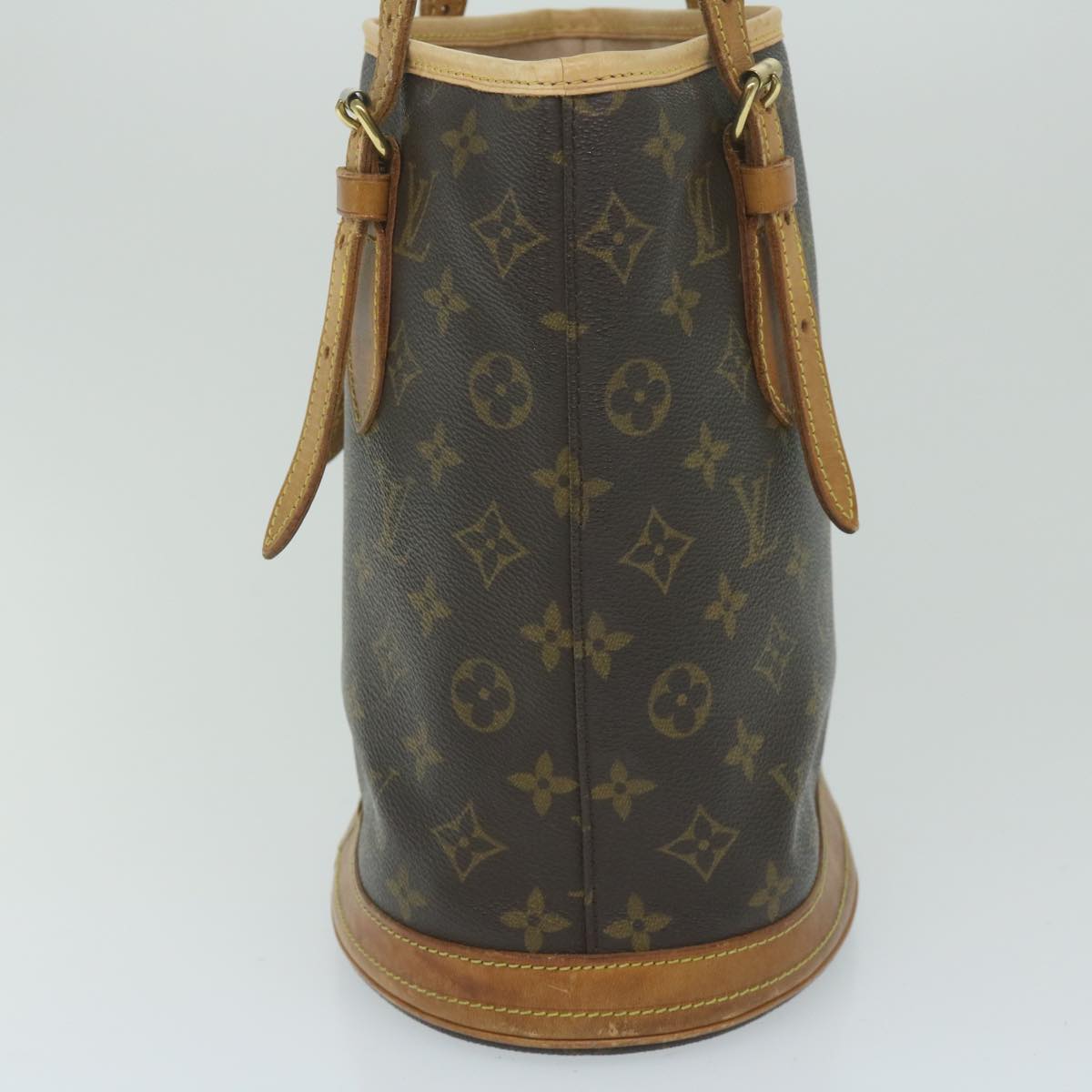 LOUIS VUITTON Monogram Bucket PM Shoulder Bag M42238 LV ar11014