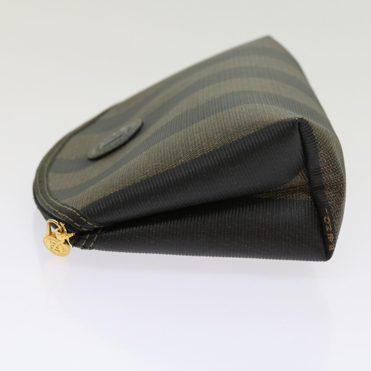 Luxury FendiPecan Canvas Pouch Coated Canvas Brownar11022