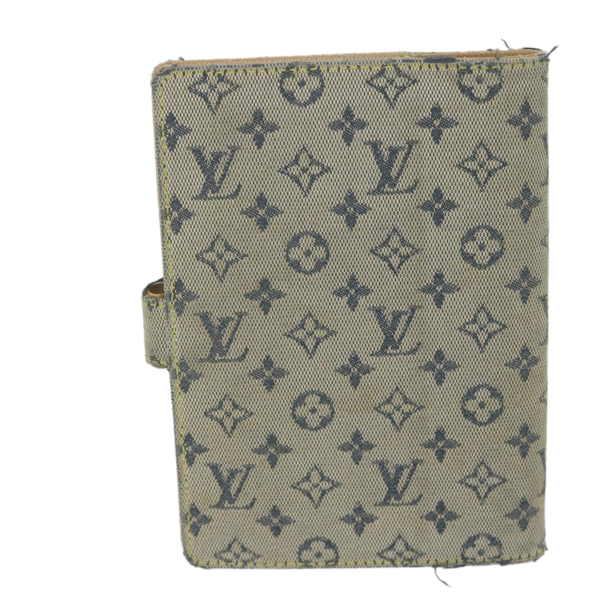 LOUIS VUITTON Monogram Mini Agenda PM Day Planner Cover Blue R20910 ar11032