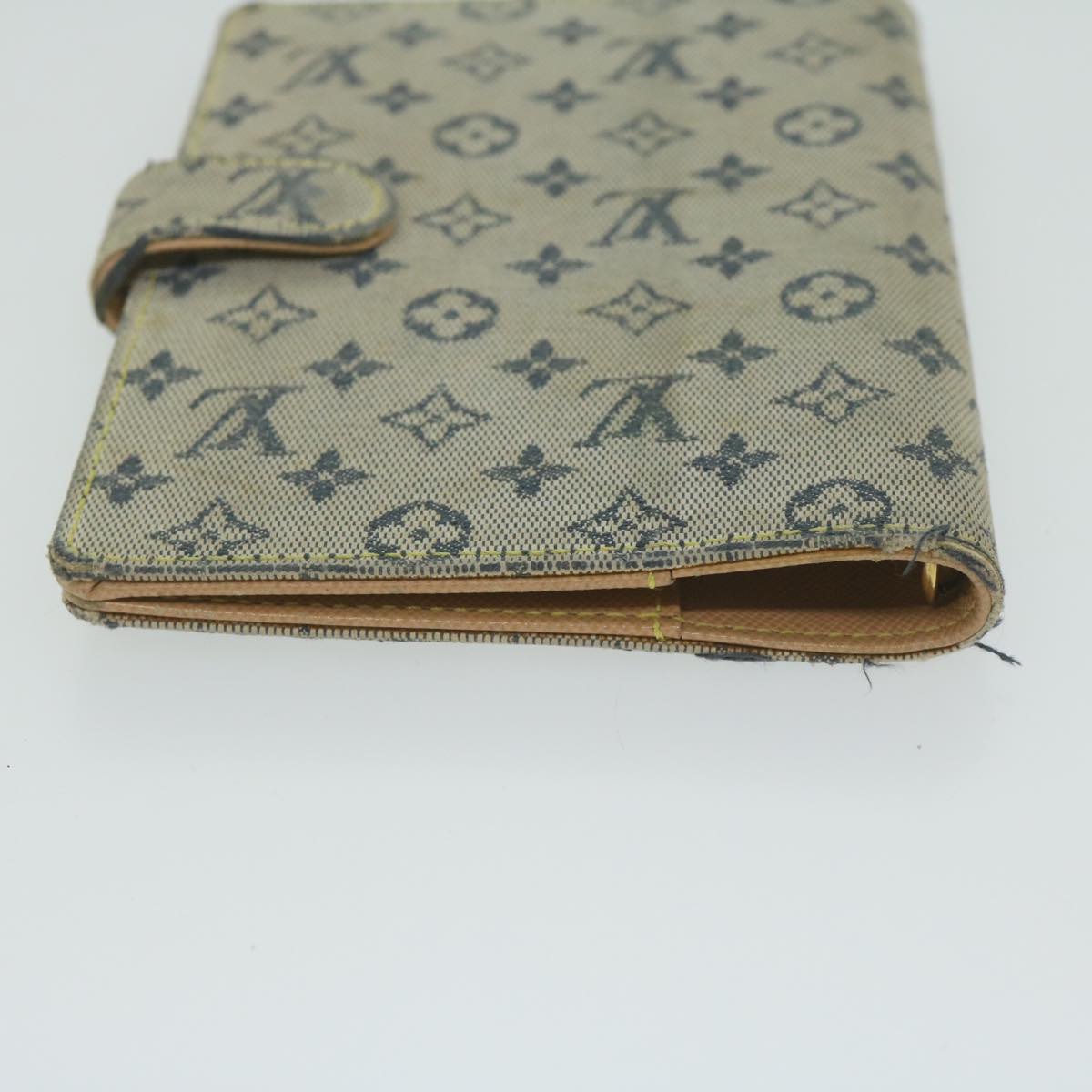 LOUIS VUITTON Monogram Mini Agenda PM Day Planner Cover Blue R20910 ar11032