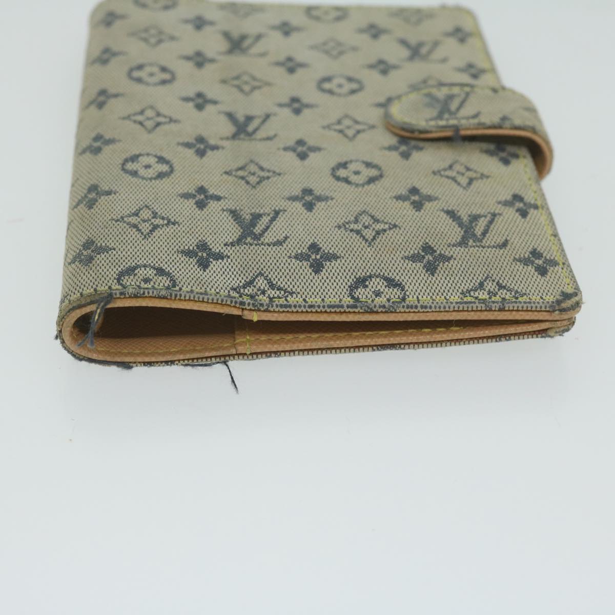 LOUIS VUITTON Monogram Mini Agenda PM Day Planner Cover Blue R20910 ar11032