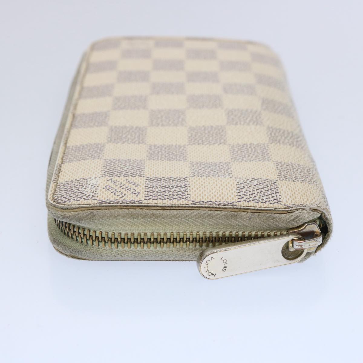 LOUIS VUITTON Damier Azur Zippy Wallet Long Wallet N63503 LV ar11113