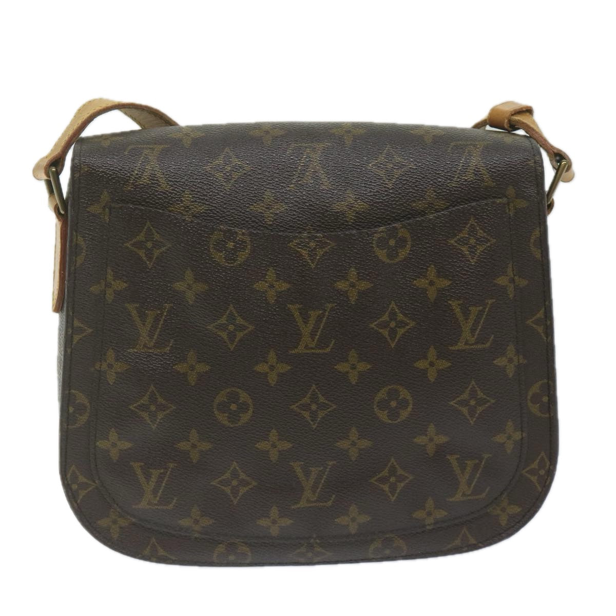 LOUIS VUITTON Monogram Saint Cloud GM Shoulder Bag M51242 LV ar11186B
