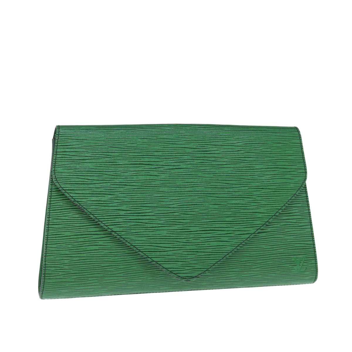 LOUIS VUITTON Epi Art Deco Clutch Bag Green M52634 LV ar11219