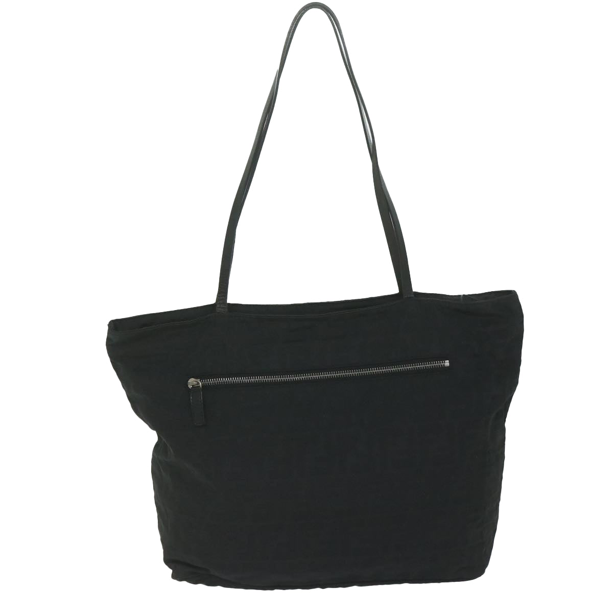 Luxury FendiZucca Canvas Tote Bag Blackar11225