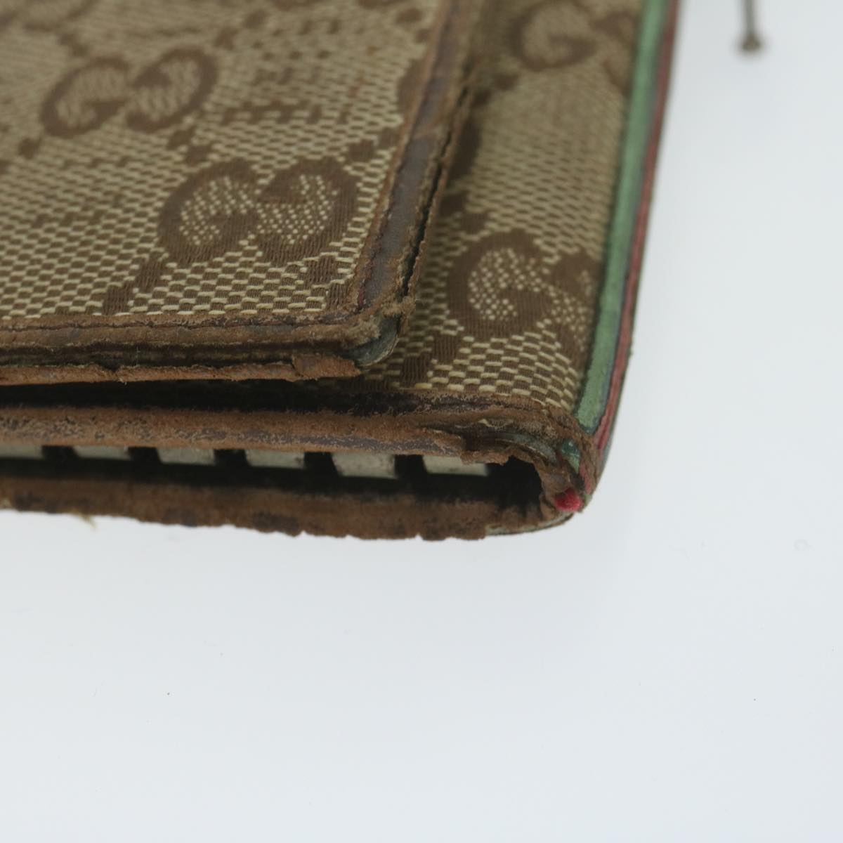 GUCCI GG Canvas Wallet Key Case 6Set Beige Black  ar11255