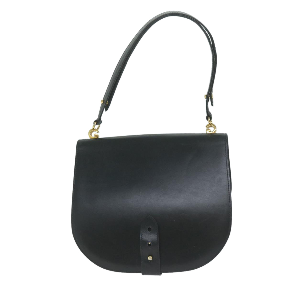 GUCCI Shoulder Bag Leather Black  ar11318