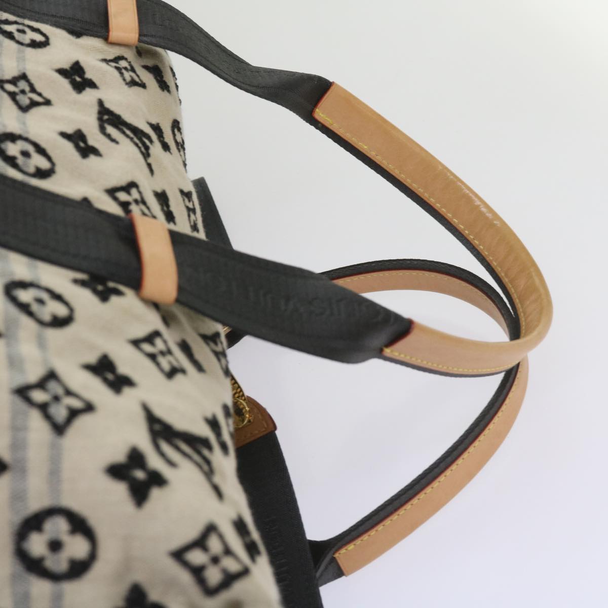 LOUIS VUITTON Monogram Scrunchie Touareg Boston Bag Beige M40360 ar11371A