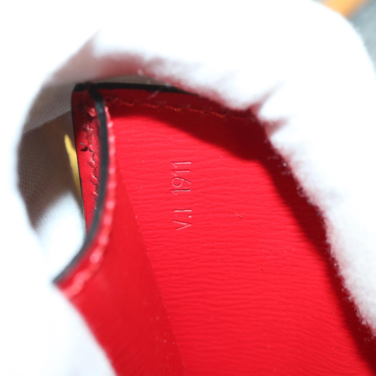 LOUIS VUITTON Epi Free Run Shoulder Bag Red M52407 LV ar11382B