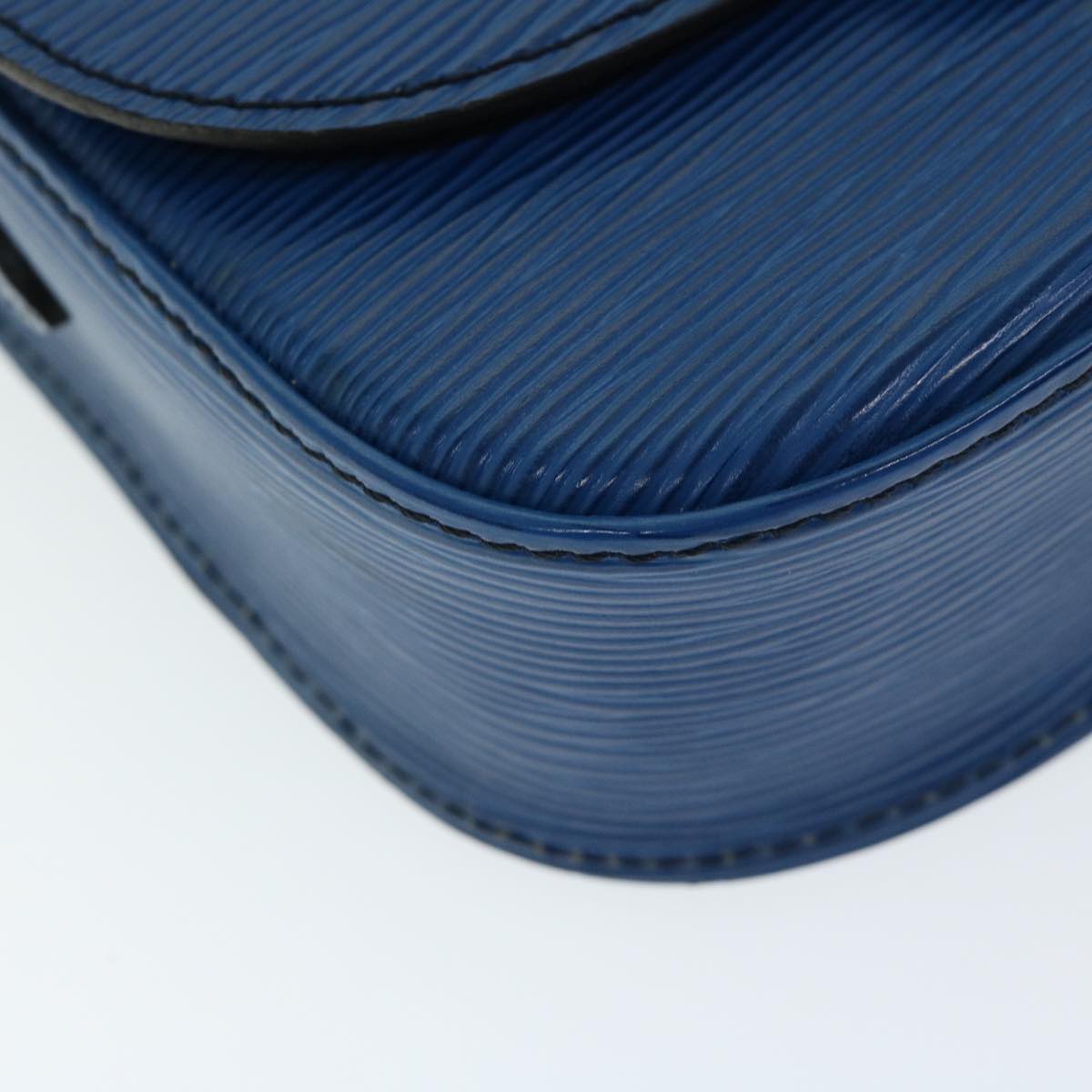 LOUIS VUITTON Epi Mini Saint Cloud Shoulder Bag Blue M52215 LV ar11403