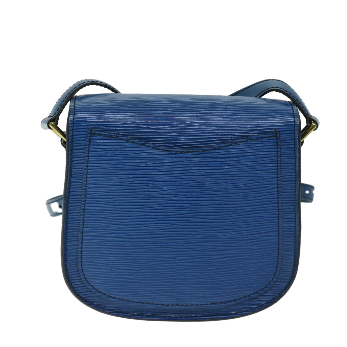 LOUIS VUITTON Epi Mini Saint Cloud Shoulder Bag Blue M52215 LV ar11403