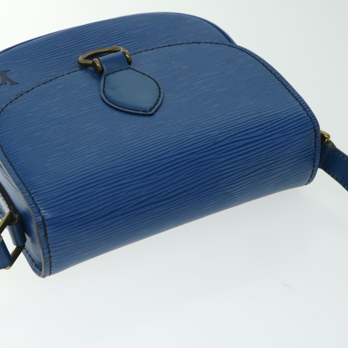 LOUIS VUITTON Epi Mini Saint Cloud Shoulder Bag Blue M52215 LV ar11403