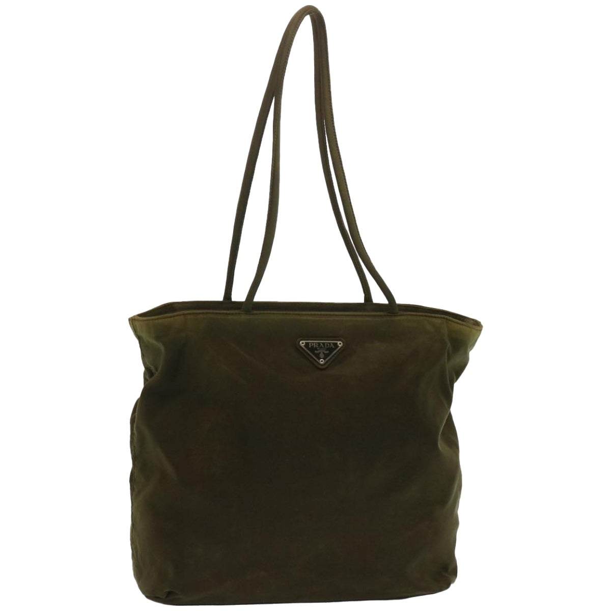 Luxury PradaTote Bag Nylon Khaki ar11453B