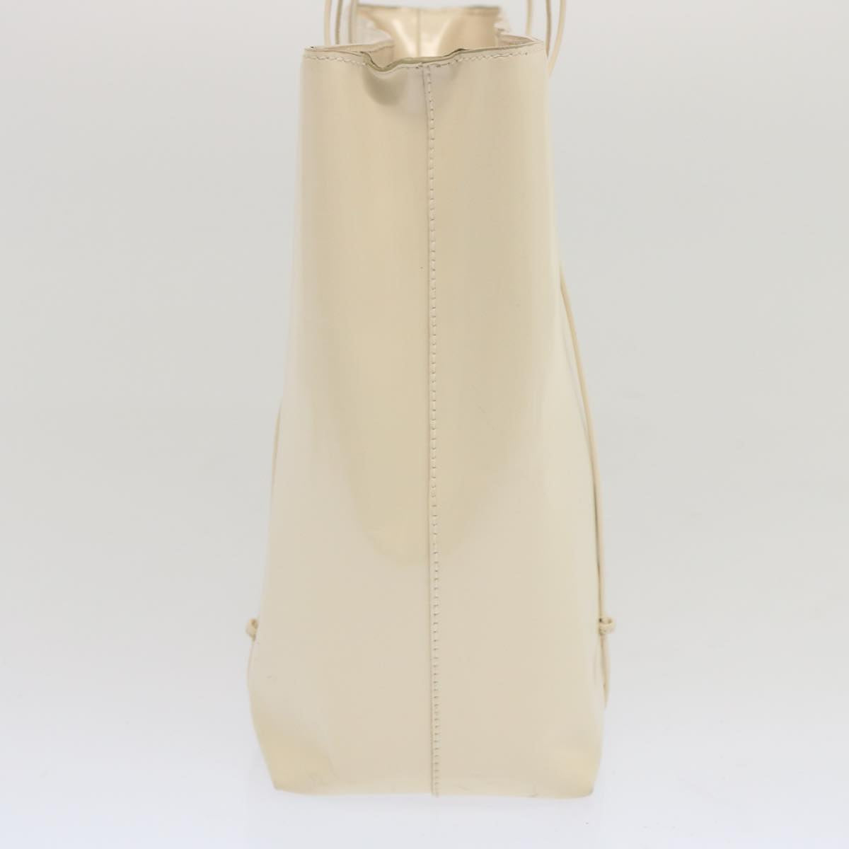 Luxury PradaHand Bag Patent leather Beige ar11454B