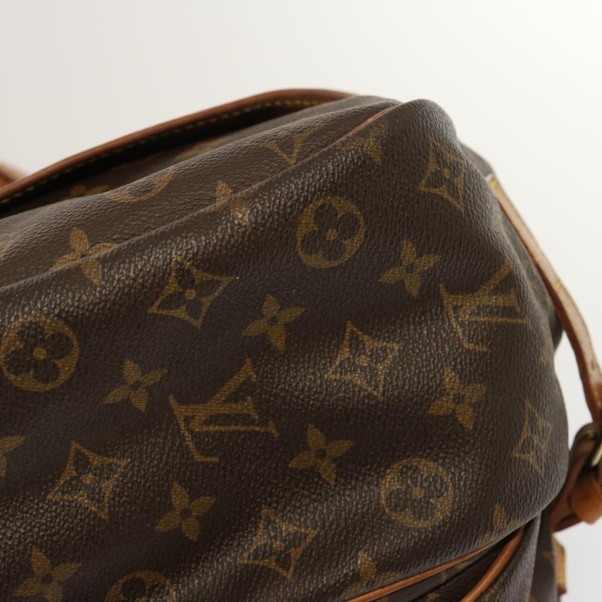 LOUIS VUITTON Monogram Saumur 35 Shoulder Bag M42254 LV ar11486