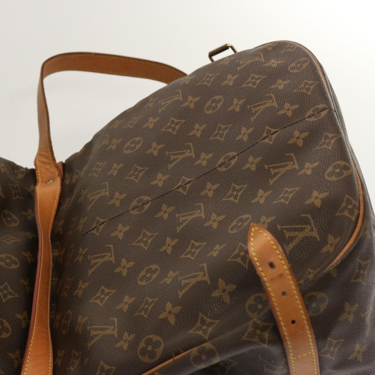 LOUIS VUITTON Monogram Saumur 35 Shoulder Bag M42254 LV ar11486