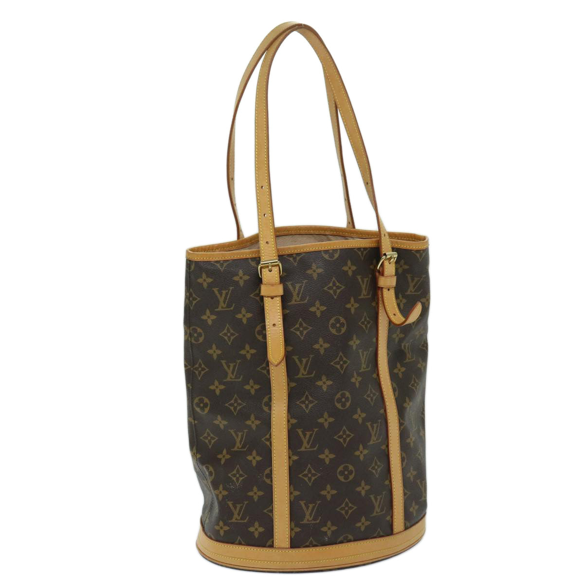 LOUIS VUITTON Monogram Bucket GM Shoulder Bag M42236 LV ar11487