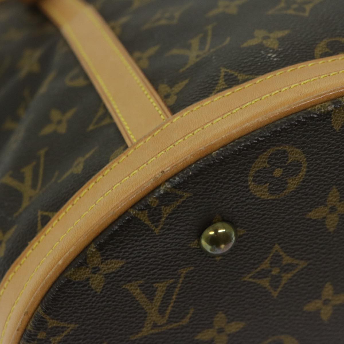 LOUIS VUITTON Monogram Bucket GM Shoulder Bag M42236 LV ar11487