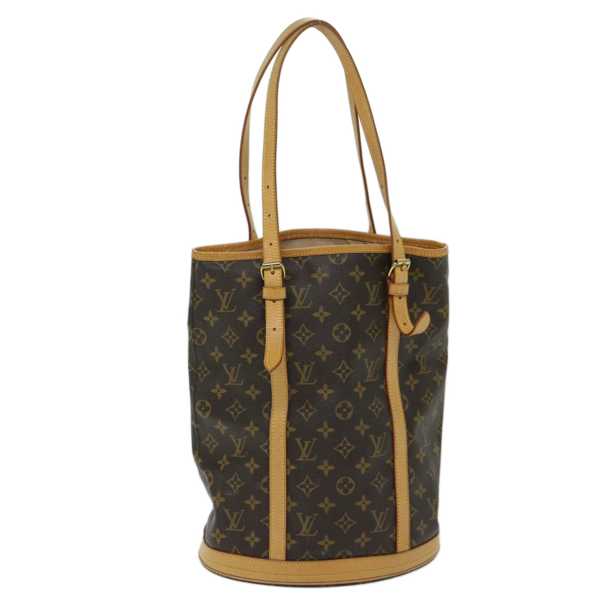 LOUIS VUITTON Monogram Bucket GM Shoulder Bag M42236 LV ar11487