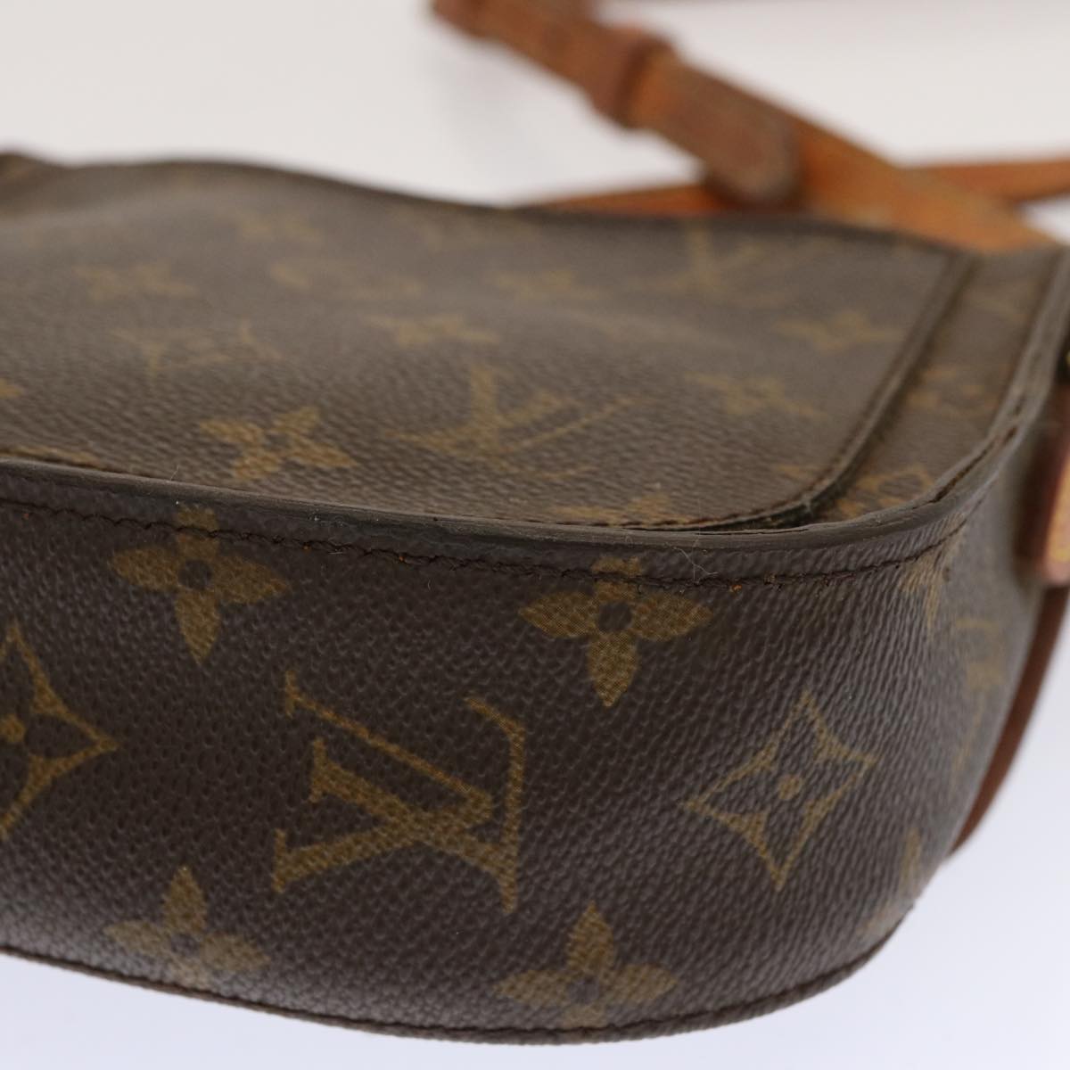 LOUIS VUITTON Monogram Saint Cloud PM Shoulder Bag M51244 LV ar11509