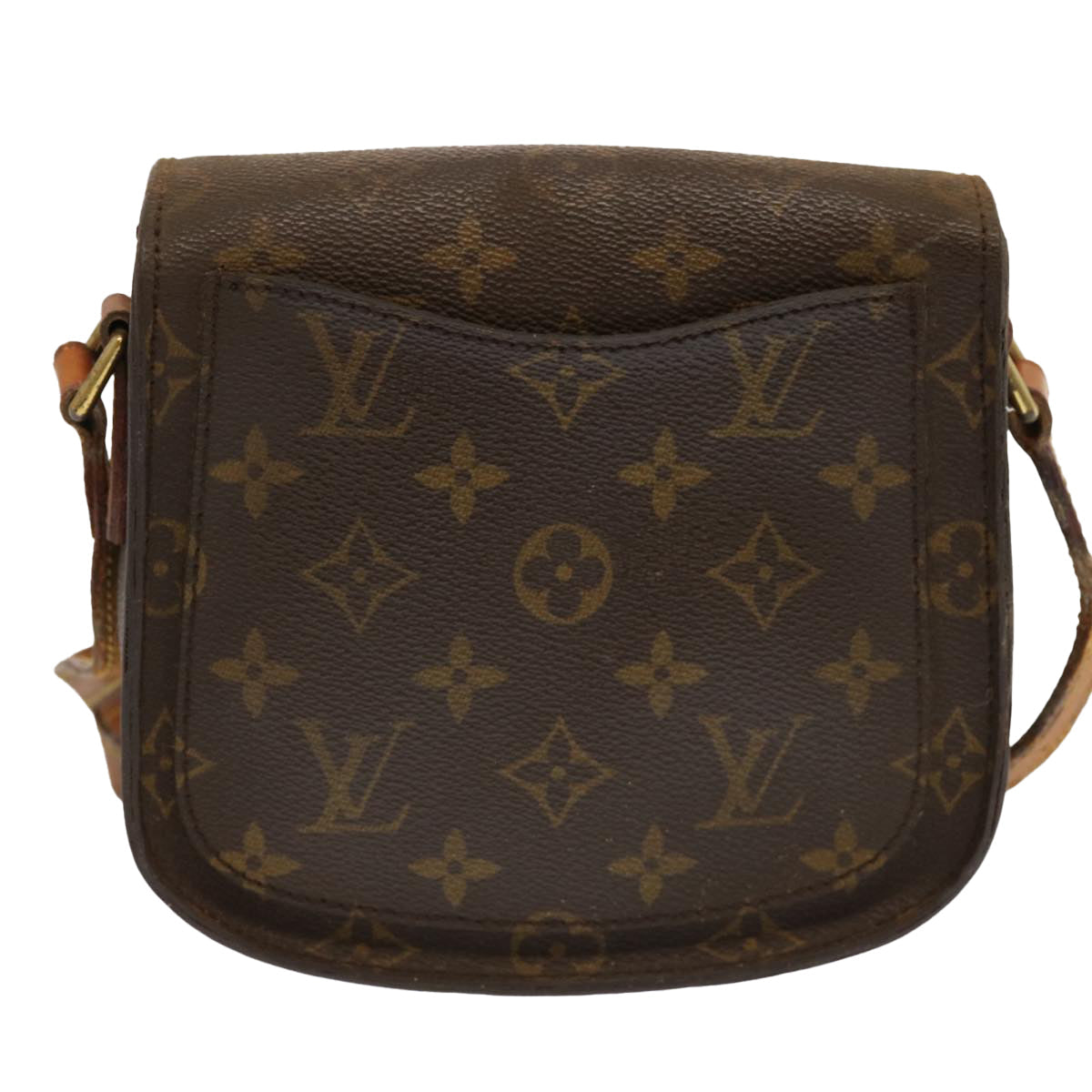 LOUIS VUITTON Monogram Saint Cloud PM Shoulder Bag M51244 LV ar11509